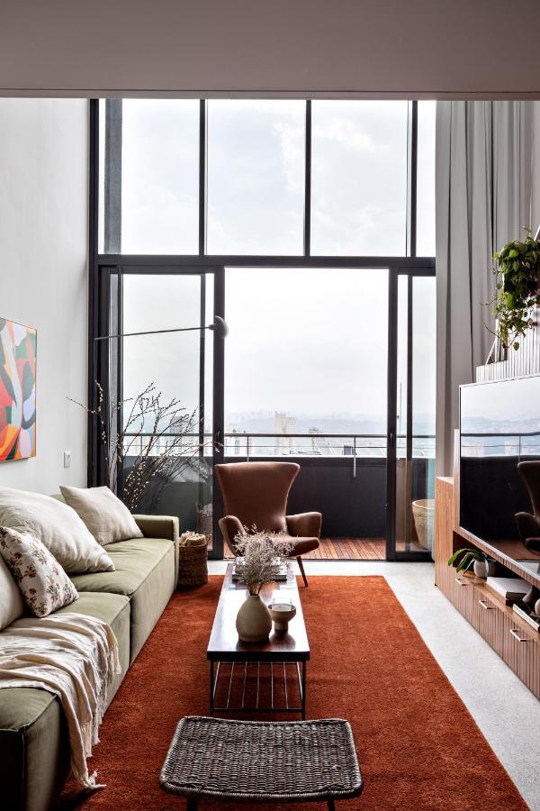 Loft Paulistano Com Vista Da Vila Madalena Сан-Пауло Экстерьер фото